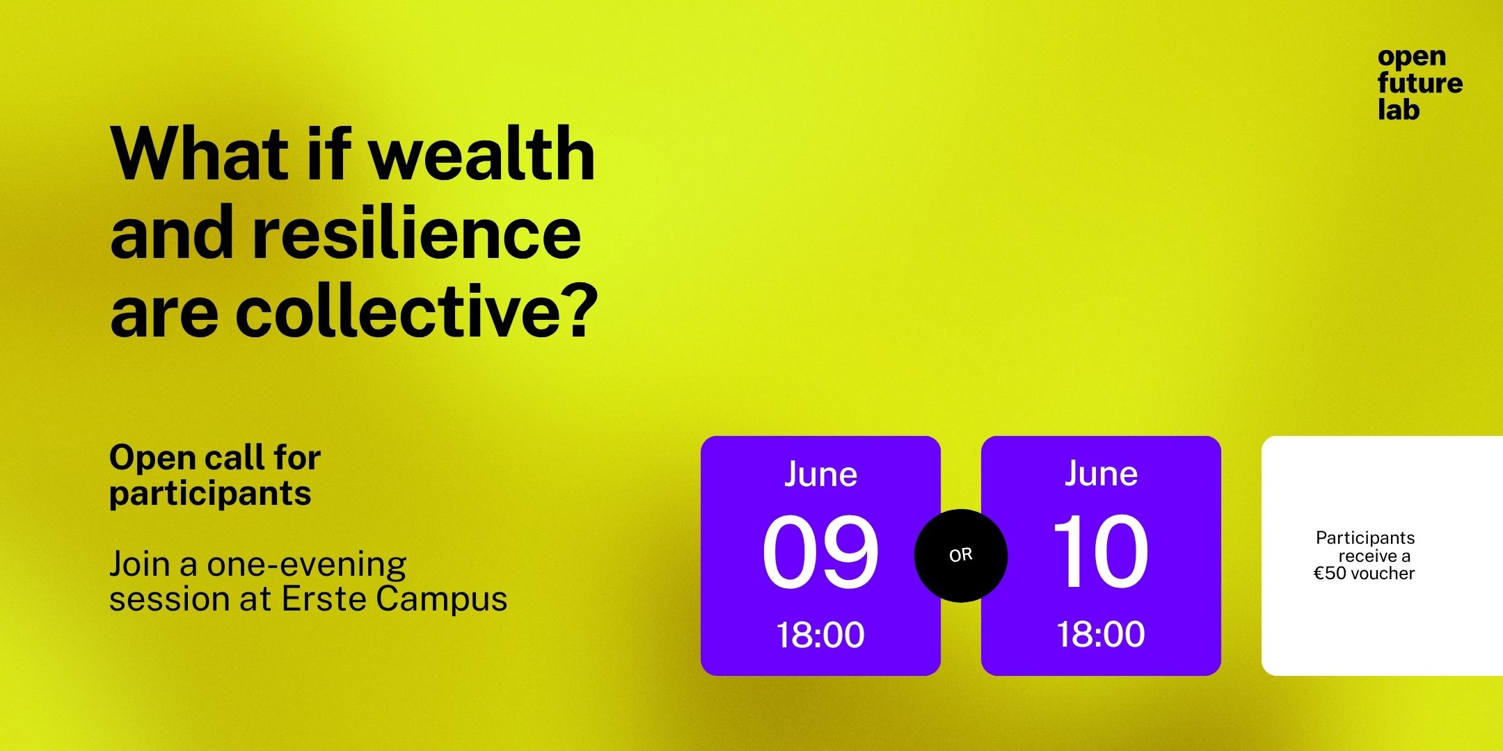 What if wealth and resilience are collective? 9 or 10 June, 18:00